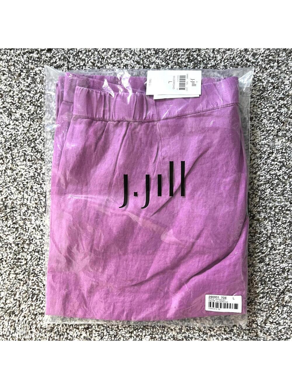 J.Jill Easy Linen Wide-Leg Crops - Picture 2 of 8